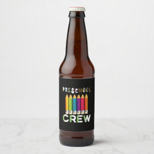 Leraar Kunst Preschool Bemanner Leraar Bier Etiket
