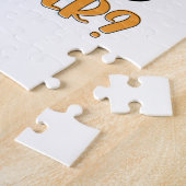 Leraar Kunst schreef een leraar Legpuzzel (Zijkant)