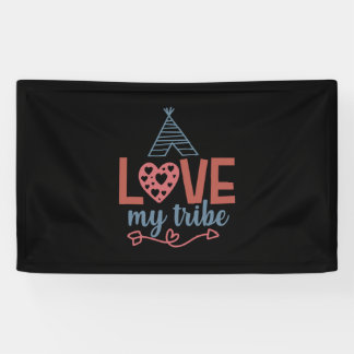 Leraar Kunstliefde Mijn stam Spandoek