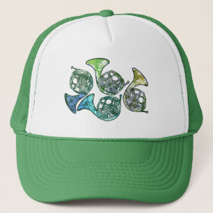 leraar leraar Franse Horns Daisy Band Trucker Pet