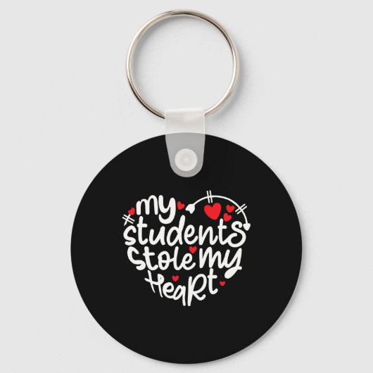 Leraar Leven Valentijnsdag 2024 Mijn Studenten Sto Sleutelhanger (Voorkant)