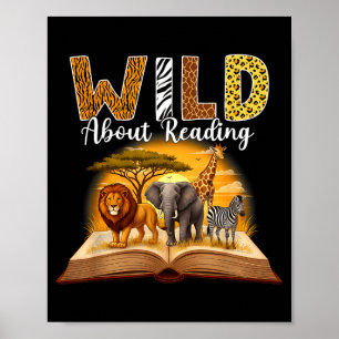 Leraar lezen kinderen jongens meisjes boek liefheb poster