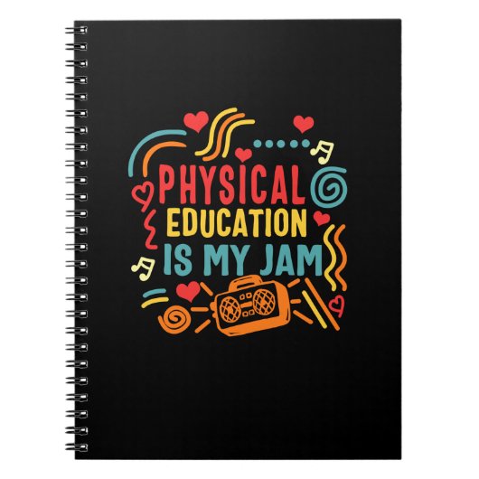 Leraar lichamelijke opvoeding P.E. is Jam Gym vrou Notitieboek (Voorkant)