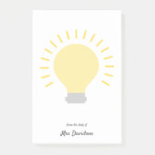 Leraar Lichte lamp Post-it notities Post-it® Notes (Voorkant)