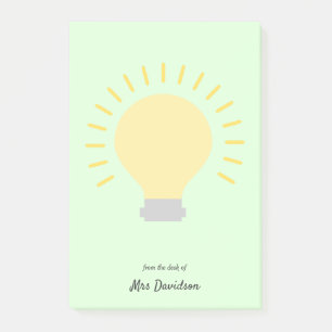Leraar Lichte lamp Post-it notities Post-it® Notes