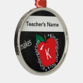 Leraar Makes Kindergarten Rocks Ornament (Rechts)