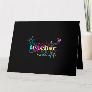 Leraar Mode Uit Gelukkig Laatste Dag van School Zo Kaart