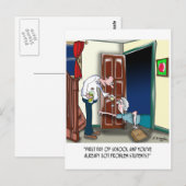 Leraar na de eerste schooldag briefkaart (Voorkant / Achterkant)