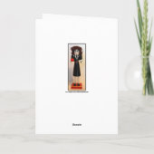 Leraar Notenkraker Happy Birthday Kaart (Achterkant)