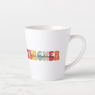 leraar-onderwijs-onderwijzen-retro-grappig latte mok