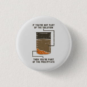 Leraar Organische Chemie Wetenschap Grappige Geek Ronde Button 3,2 Cm