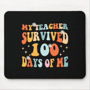 Leraar overleefde 100 Days of Me Fun 100 schooldag Muismat