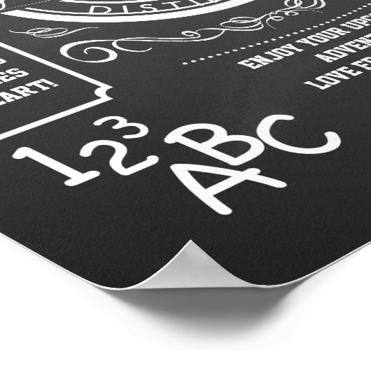 leraar pensionering bedankt dat je de appel verlaa poster (Hoek)