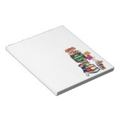 Leraar PERSONALIZED NAME Klasse Notitieblok (Schuin)