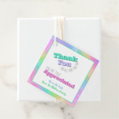 Leraar/Personeel Waardering Dank u Cadeau Label (In situ)