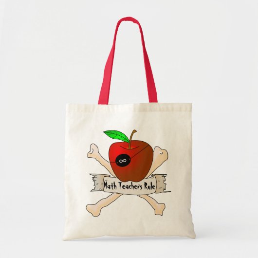 leraar Pirate canvas tas (Voorkant)