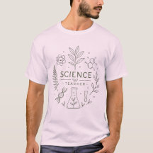 Leraar plantkunde vintage ontwerp
