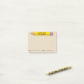 Leraar Post it Opmerking Gepersonaliseerd Post-it® Notes (Op bureau)