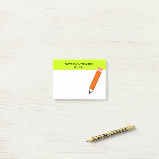 Leraar Post Post-it® Notes (Op bureau)
