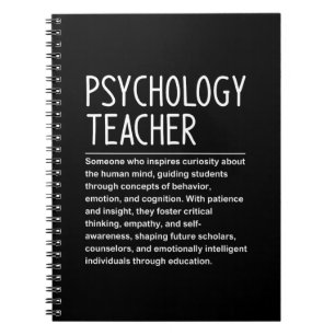 Leraar psychologie notitieboek