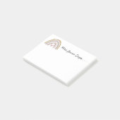 leraar regenboog pensioen post-it® notes (Schuin)