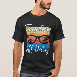 Leraar Relax rek-staafpalm T-shirt
