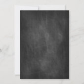 Leraar Retirement Chalkboard School is uit voor ev Kaart (Achterkant)