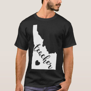 Leraar rood voor Ed Idaho Openbaar Onderwijs 8 T-shirt