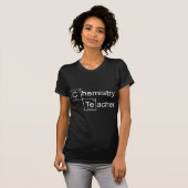 leraar scheikunde t-shirt (Voorkant volledig)