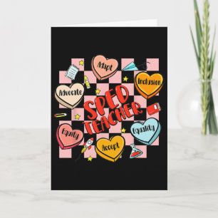 Leraar speciaal onderwijs Valentijnsgesprek H Kaart