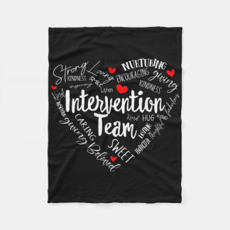 Leraar Specialist Interventie Team Para Interve Fleece Deken