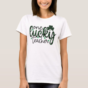 leraar St Patrick geeft een gelukkige leraar T-shirt