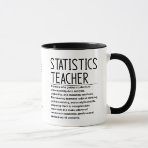 Leraar statistiek mok