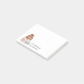 Leraar Sticky Notes Brunette (Schuin)