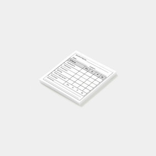 Leraar Sticky Notes voor het markeren van schrijve