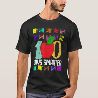 Leraar Student 100 Dagen Slimmer Gelukkig 100 Dage T-shirt