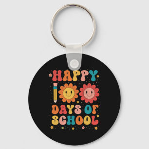leraar student 100e dag van de school gelukkig 100 sleutelhanger