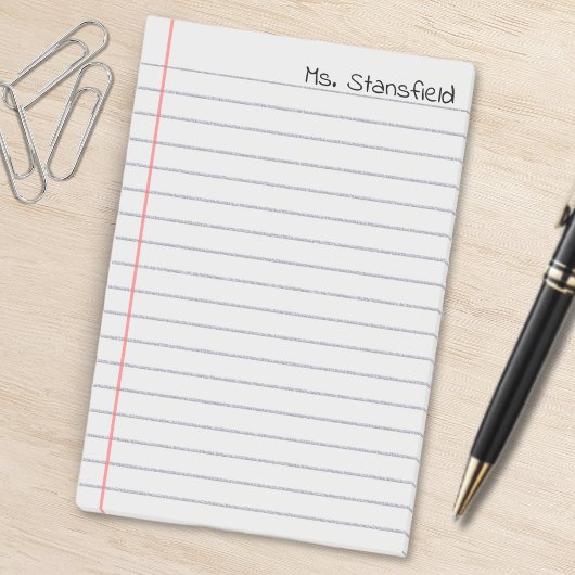 Leraar Student Gelijnd Notitieboek Papier Post-it® Notes