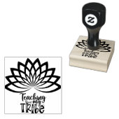 Leraar Superhelden Hout Art Stamp Rubberstempel (Gestempeld)