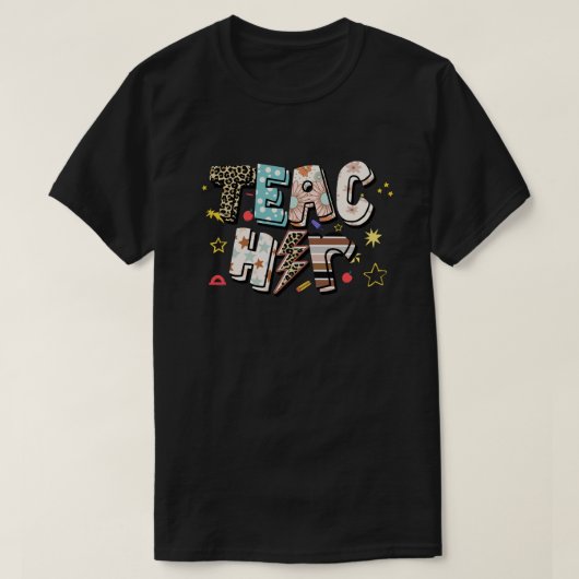 leraar t-shirt (Design voorkant)