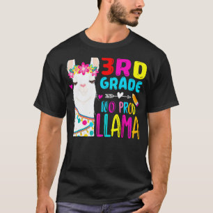Leraar terug naar school 3e klas geen probleem lam t-shirt