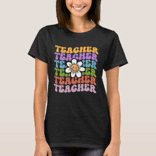 leraar terug naar school eerste dag appreciatie we t-shirt