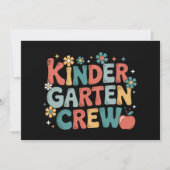 Leraar Terug naar school kleuterschool bemanning Kaart (Voorkant)