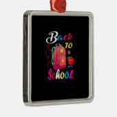 Leraar terug naar school metalen ornament (Rechts)