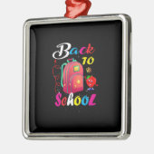 Leraar terug naar school metalen ornament (Links)