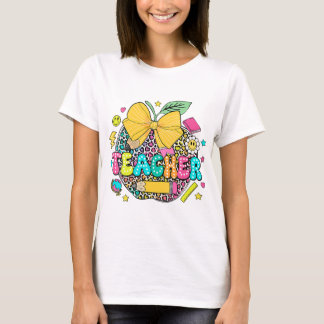 Leraar terug naar school t-shirt