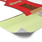 Leraar Terug naar schoolklaslokaal Poster (Hoek)