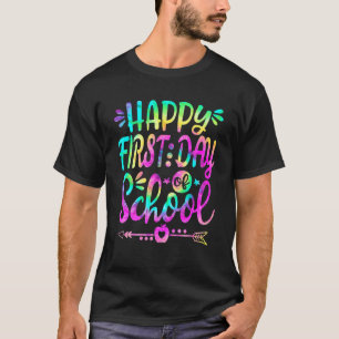 Leraar Tie Dye Hallo Zomer Fijne Eerste Dag SC T-shirt