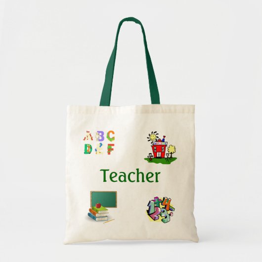 leraar tote bag (Voorkant)