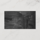 Leraar Tutor Leuke Apple & Worm Rustiek krijtbord Visitekaartje (Achterkant)